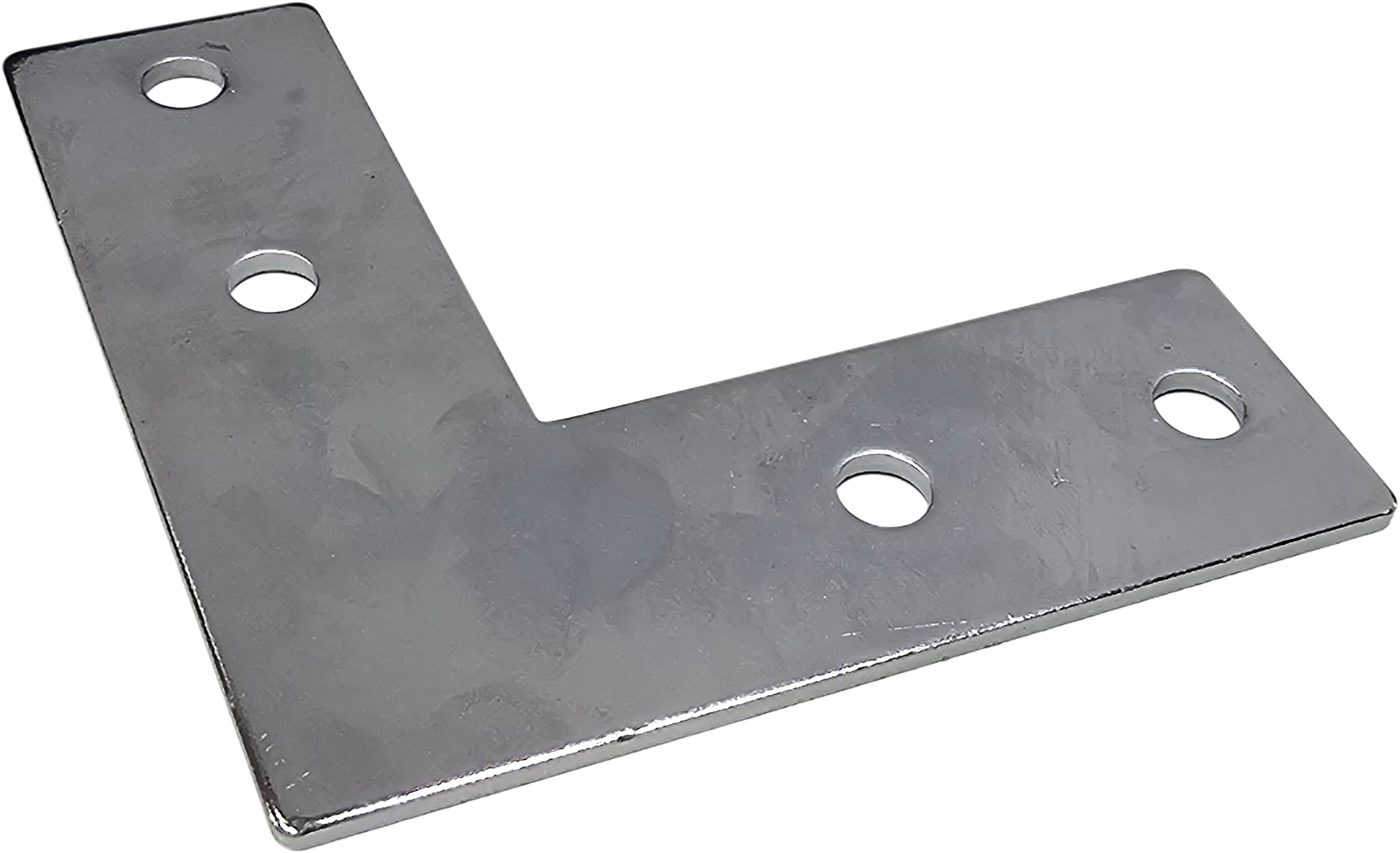 P-40x40 4 Ways Exhibition Aluminium Profile L Connector, Zinc-Coated Steel, Durable 90 Degree Angle Joint, Ideal for Modular Exhibition Frames